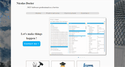 Desktop Screenshot of nicolas-dorier.com