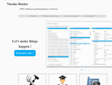 Tablet Screenshot of nicolas-dorier.com